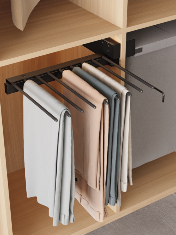 Porte pantalons extractible