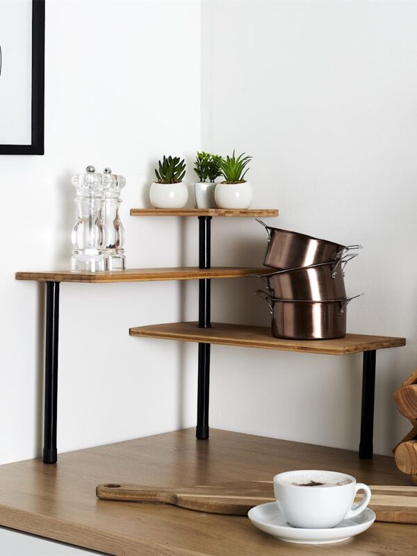 Etagere d'angle modulable